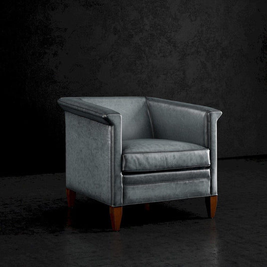 Lillian August - Ace Chair in Sauvage-Grey-Black - LL3143C-Sauvage-Grey-Black view 1