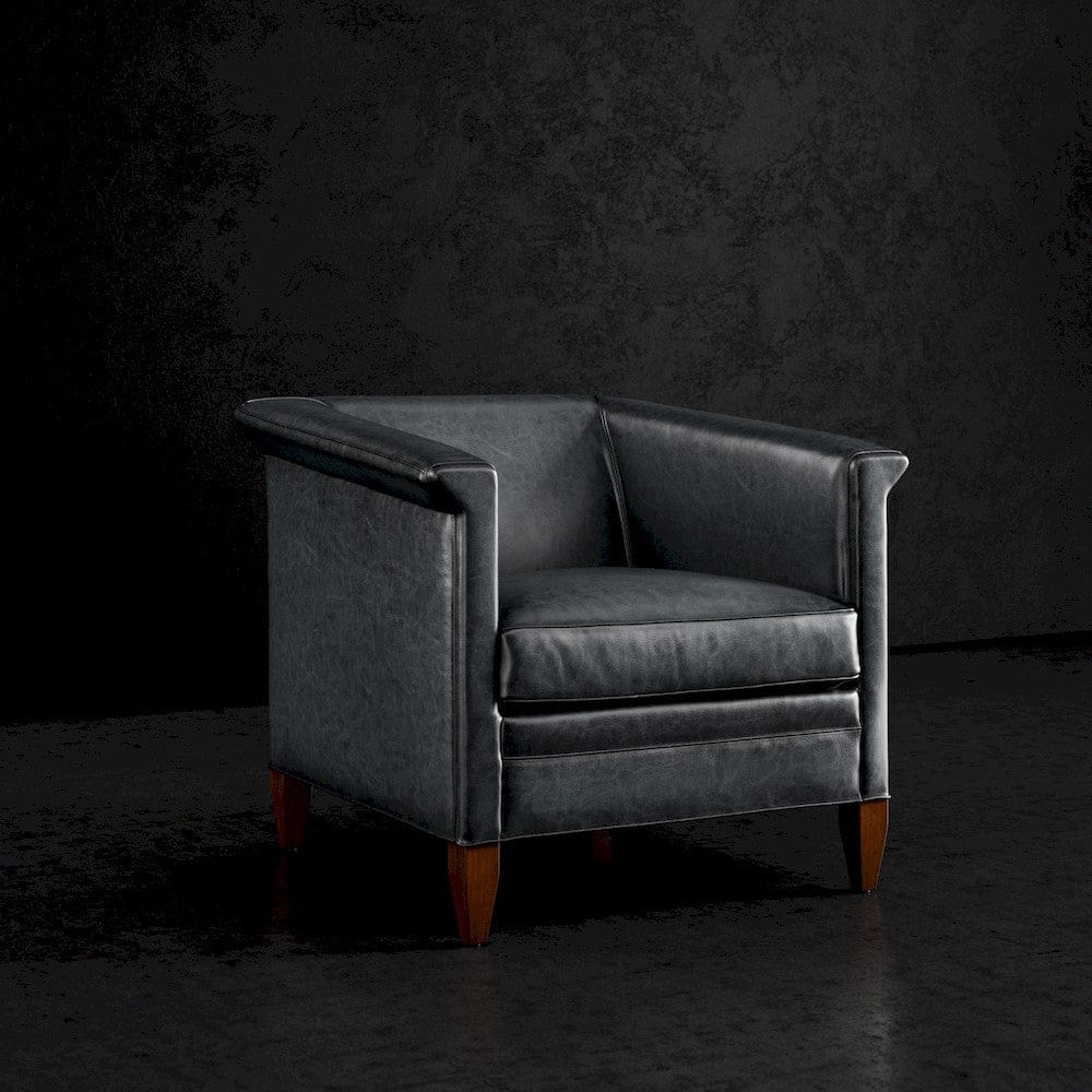 Lillian August - Ace Chair in Sauvage-Lagoon-Black - LL3143C-Sauvage-Lagoon-Black view 1
