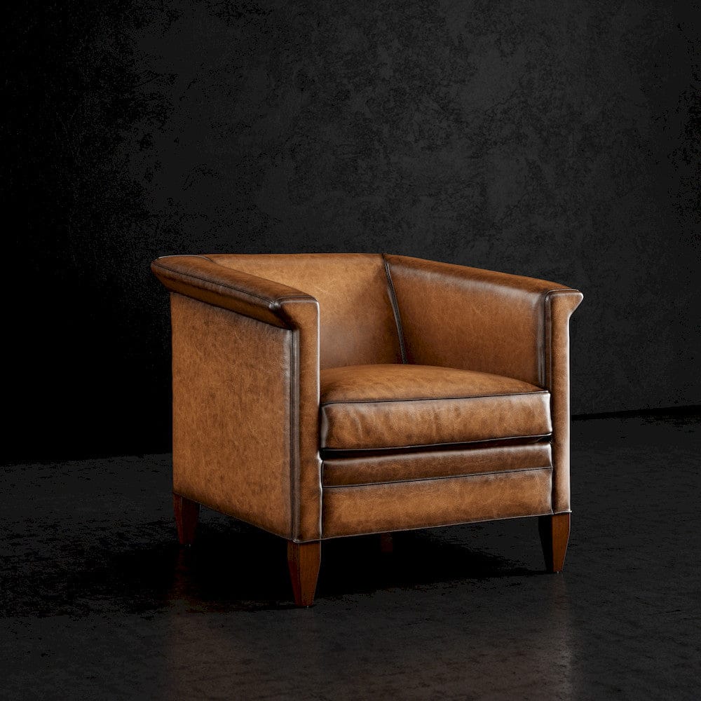 Lillian August - Ace Chair in Sauvage-Mocha-Black - LL3143C-Sauvage-Mocha-Black view 1