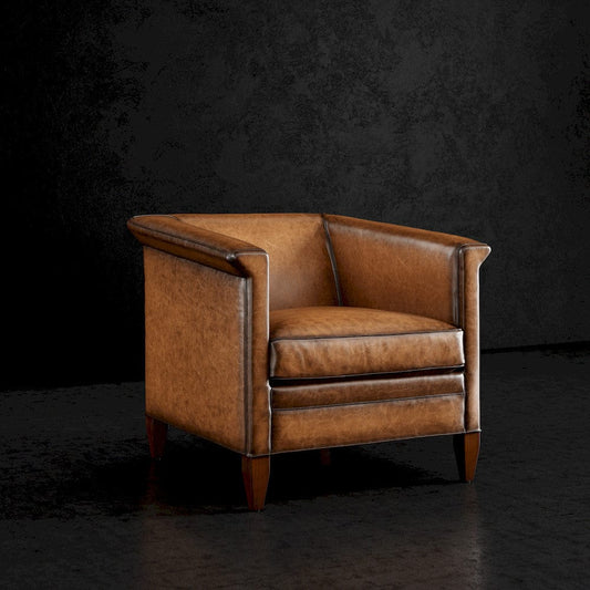 Lillian August - Ace Chair in Sauvage-Mocha-Black - LL3143C-Sauvage-Mocha-Black view 1
