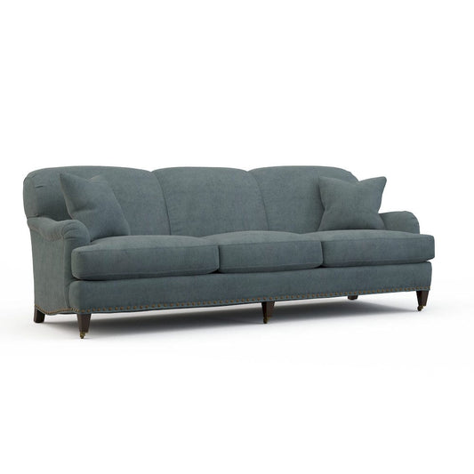 Lillian August - Albert Park  Demi  Mid Sofa in Limestone-Blue - LA7128M-Limestone-Blue view 1