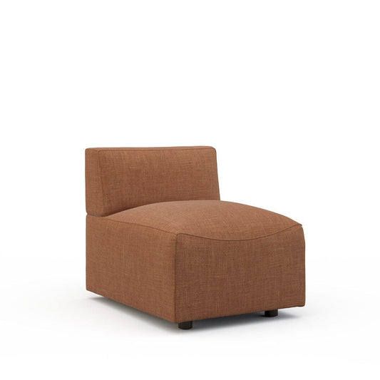 Lillian August - Austin Armless Chair in Crystal-Orange - LA9212AC-Crystal-Orange view 1