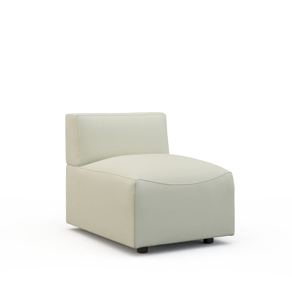 Lillian August - Austin Armless Chair in Heather-White - LA9212AC-Heather-White view 1