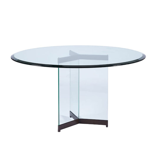 Lillian August - Ava Round Glass Pedestal Dining Table - LW12011-01_GL-54 view 1