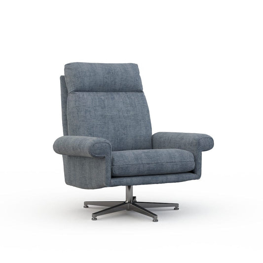 Lillian August - Beckman Chair in Castine-Slate - U159-OC-Castine-Slate view 1