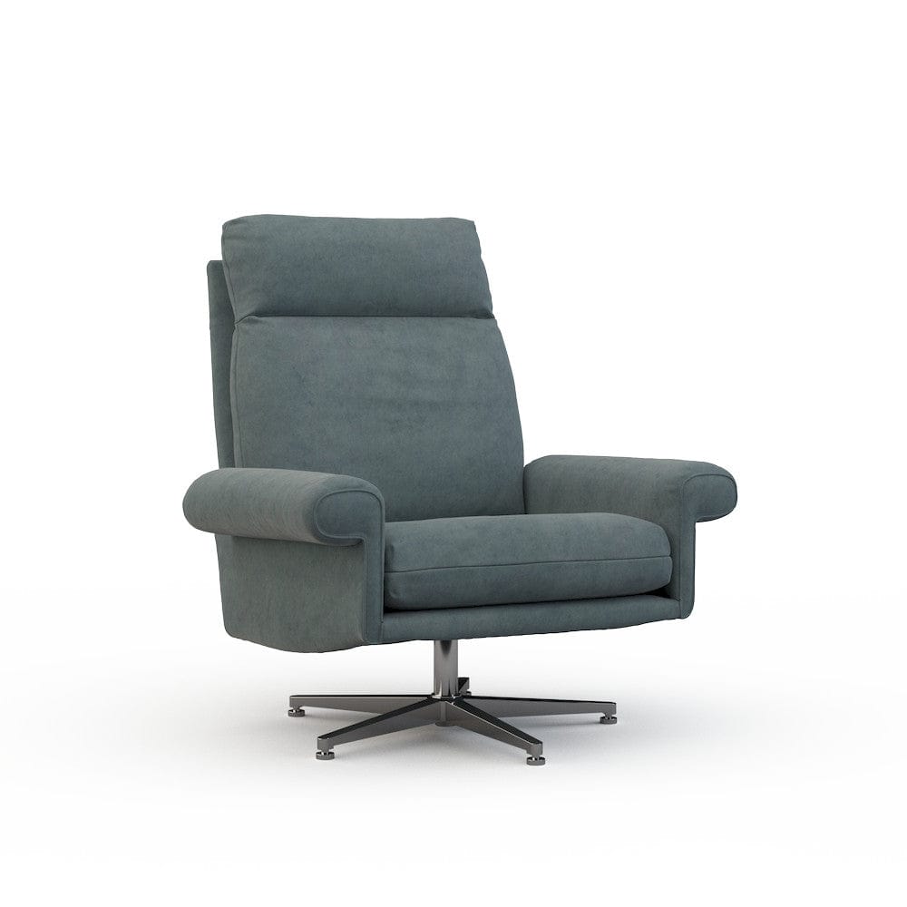 Lillian August - Beckman Chair in Limestone-Blue - U159-OC-Limestone-Blue view 1