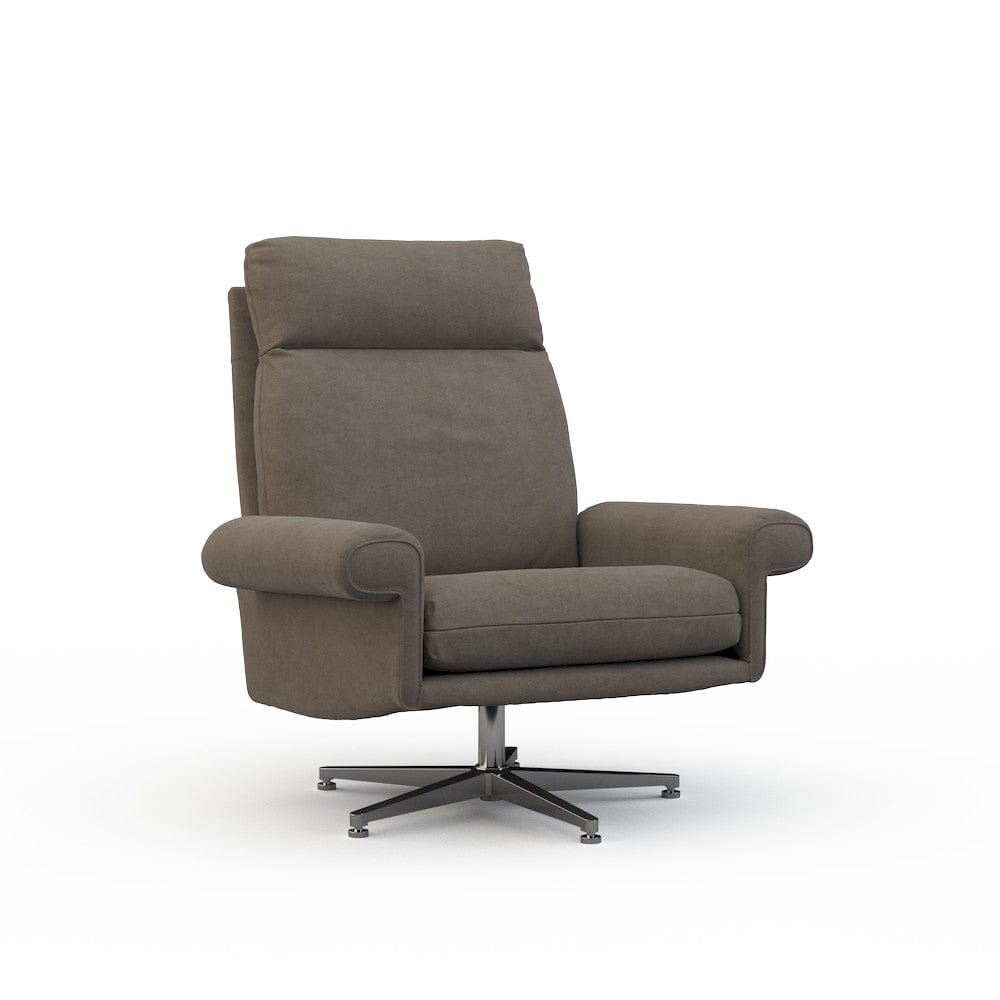 Lillian August - Beckman Chair in Limestone-Charcoal - U159-OC-Limestone-Charcoal view 1
