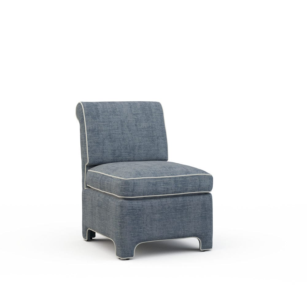 Lillian August - Billie Chair in Castine-Slate - U185-C1-Castine-Slate view 1