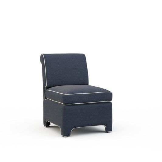 Lillian August - Billie Chair in Cristo-Blue - U185-C1-Cristo-Blue view 1