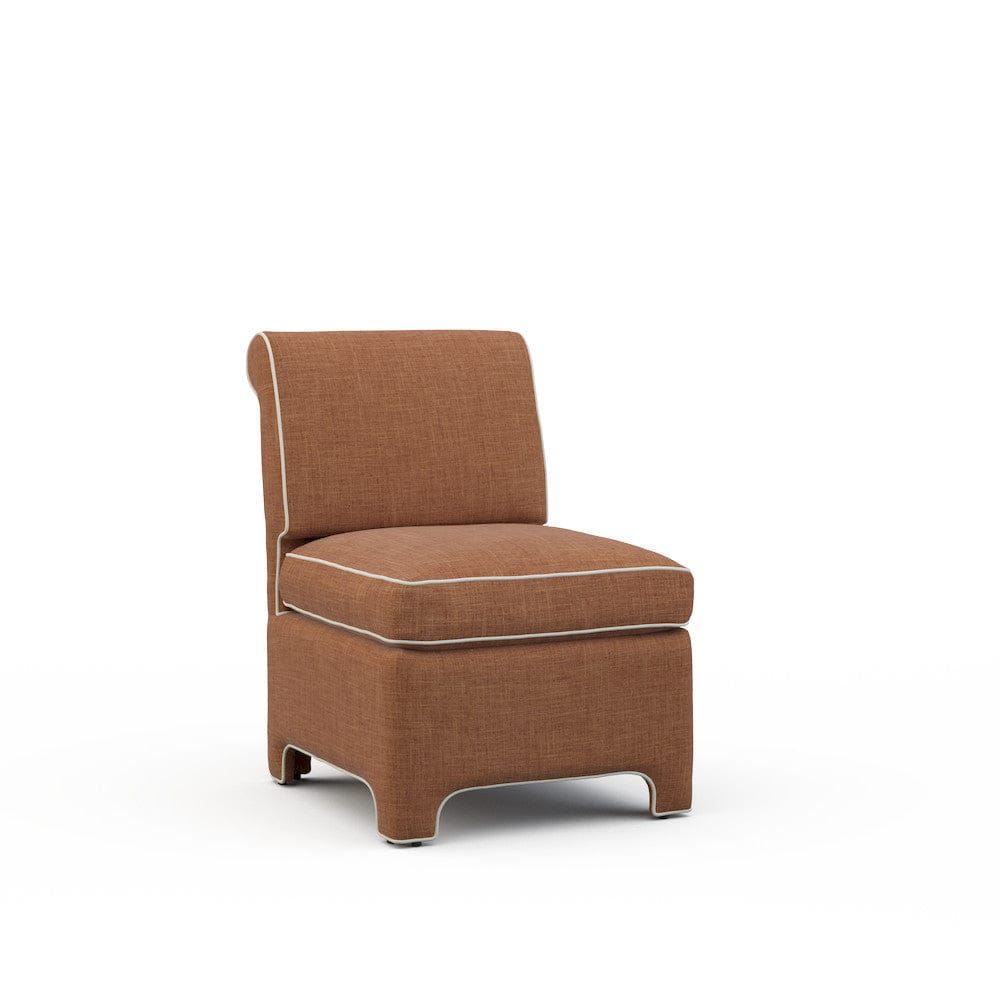 Lillian August - Billie Chair in Crystal-Orange - U185-C1-Crystal-Orange view 1