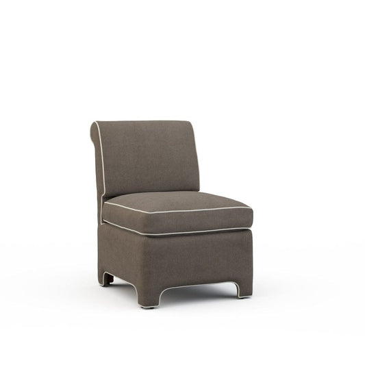 Lillian August - Billie Chair in Limestone-Charcoal - U185-C1-Limestone-Charcoal view 1