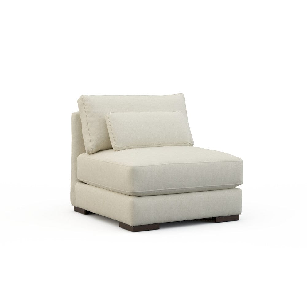 Lillian August - Botero Armless Chair in Rayburn-Oatmeal - U122-A1-Rayburn-Oatmeal view 1