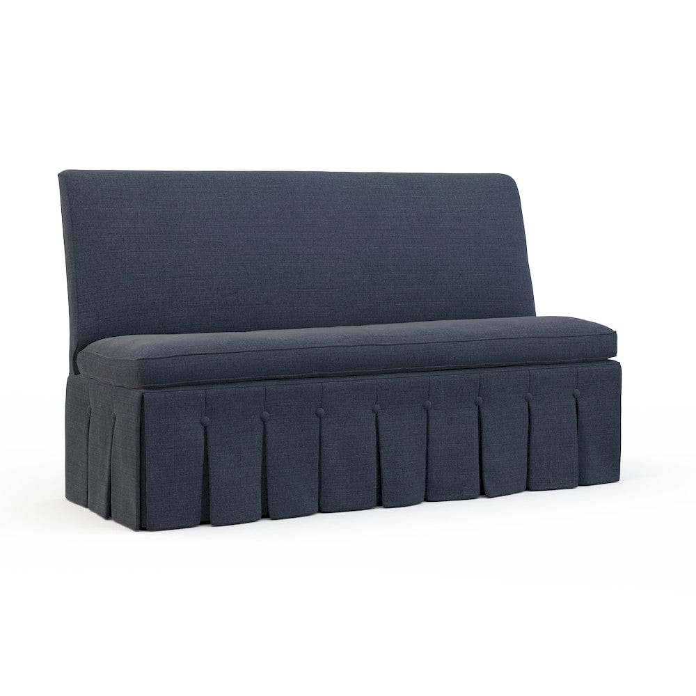 Lillian August - Briland Armless Banquette in Cristo-Blue - LA5125AL-Cristo-Blue view 1