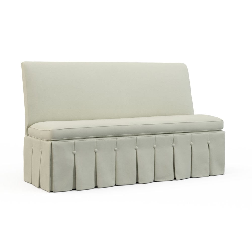 Lillian August - Briland Armless Banquette in Heather-White - LA5125AL-Heather-White view 1