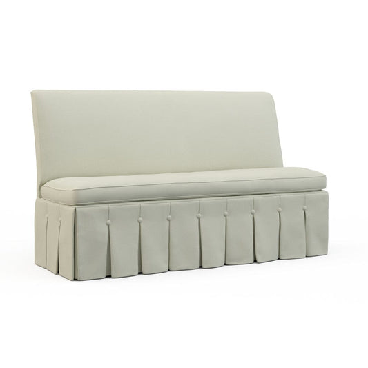 Lillian August - Briland Armless Banquette in Heather-White - LA5125AL-Heather-White view 1