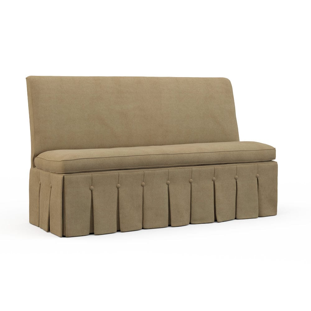 Lillian August - Briland Armless Banquette in Limestone-Bronze - LA5125AL-Limestone-Bronze view 1