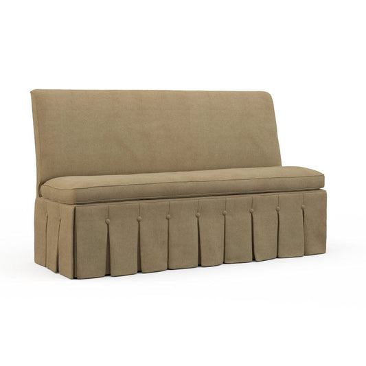 Lillian August - Briland Armless Banquette in Limestone-Bronze - LA5125AL-Limestone-Bronze view 1