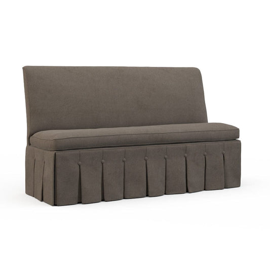Lillian August - Briland Armless Banquette in Limestone-Charcoal - LA5125AL-Limestone-Charcoal view 1