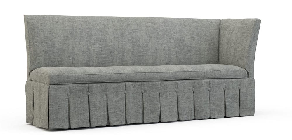 Lillian August - Briland  Left Arm Corner Banquette in Castine-Grey - LA5125QL-Castine-Grey view 1