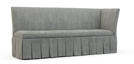 Lillian August - Briland  Left Arm Corner Banquette in Castine-Grey - LA5125QL-Castine-Grey view 1