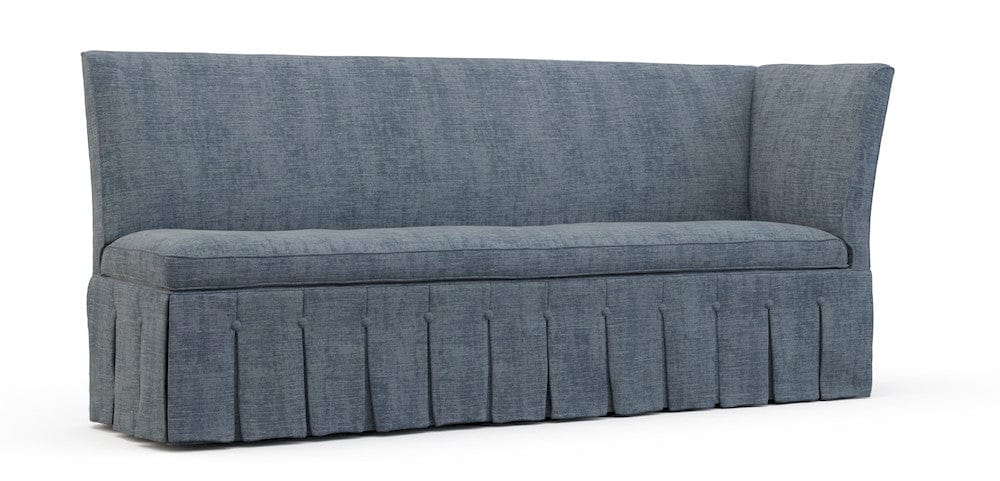 Lillian August - Briland  Left Arm Corner Banquette in Castine-Slate - LA5125QL-Castine-Slate view 1