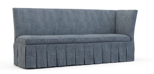 Lillian August - Briland  Left Arm Corner Banquette in Castine-Slate - LA5125QL-Castine-Slate view 1