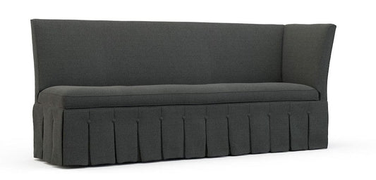 Lillian August - Briland  Left Arm Corner Banquette in Cristo-Charcoal - LA5125QL-Cristo-Charcoal view 1