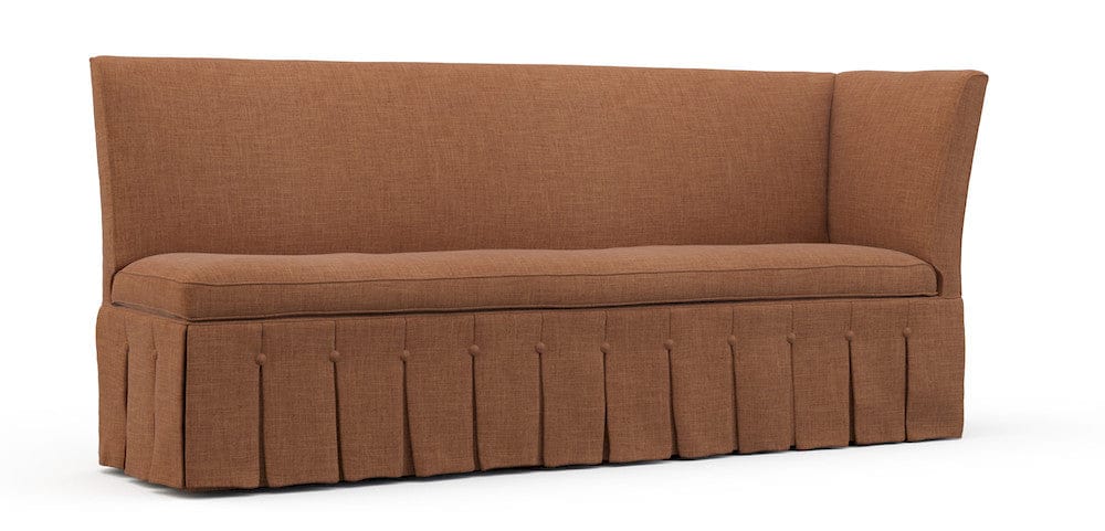 Lillian August - Briland  Left Arm Corner Banquette in Crystal-Orange - LA5125QL-Crystal-Orange view 1