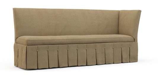 Lillian August - Briland  Left Arm Corner Banquette in Limestone-Bronze - LA5125QL-Limestone-Bronze view 1