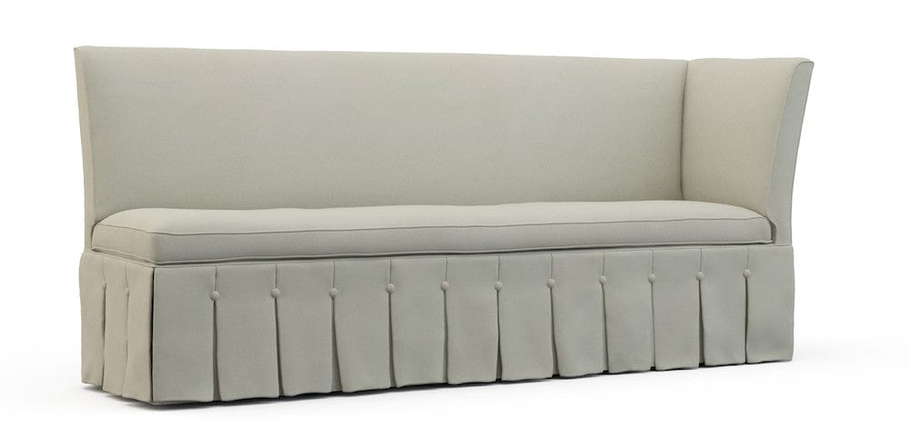 Lillian August - Briland  Left Arm Corner Banquette in Limestone-Gray - LA5125QL-Limestone-Gray view 1