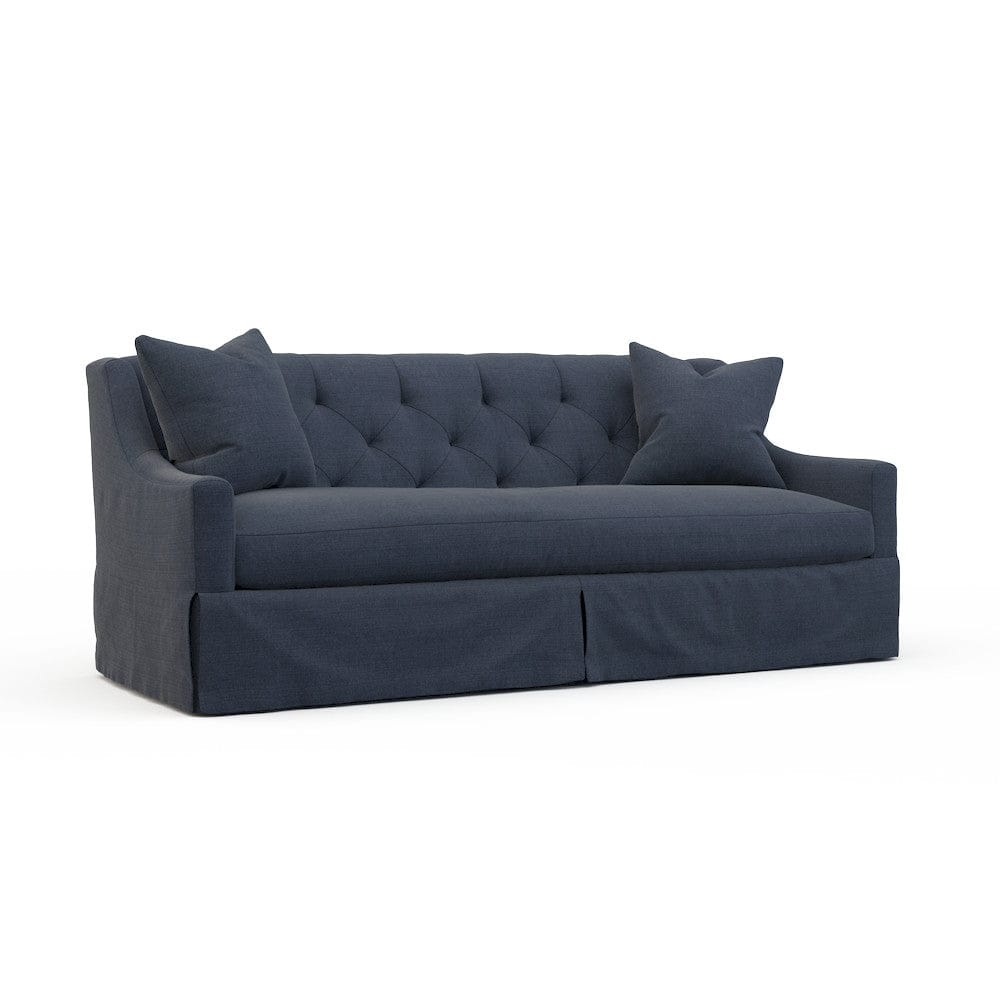 Lillian August - Camille Mid Sofa in Cristo-Blue - LA7141M-Cristo-Blue view 1