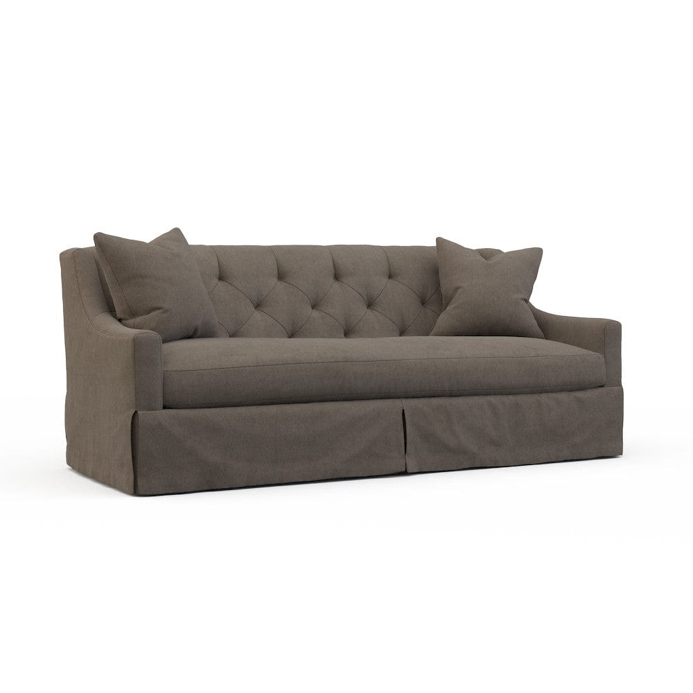 Lillian August - Camille Mid Sofa in Limestone-Charcoal - LA7141M-Limestone-Charcoal view 1