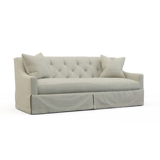 Lillian August - Camille Mid Sofa in Limestone-Gray - LA7141M-Limestone-Gray view 1