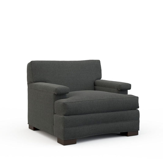 Lillian August - Carla Chair in Cristo-Charcoal - LA7168C-Cristo-Charcoal view 1