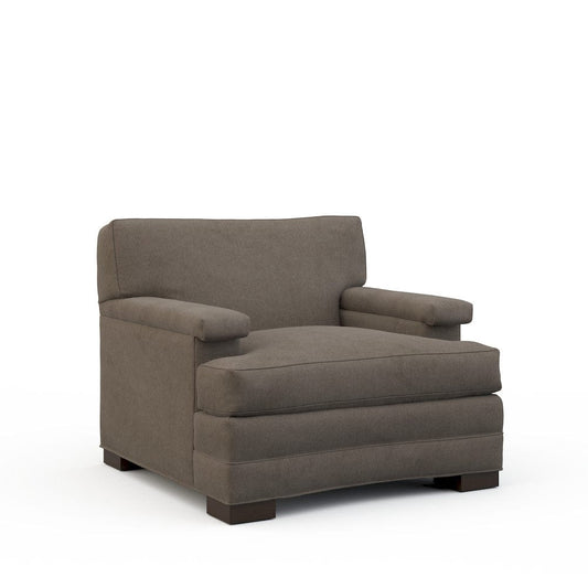 Lillian August - Carla Chair in Limestone-Charcoal - LA7168C-Limestone-Charcoal view 1