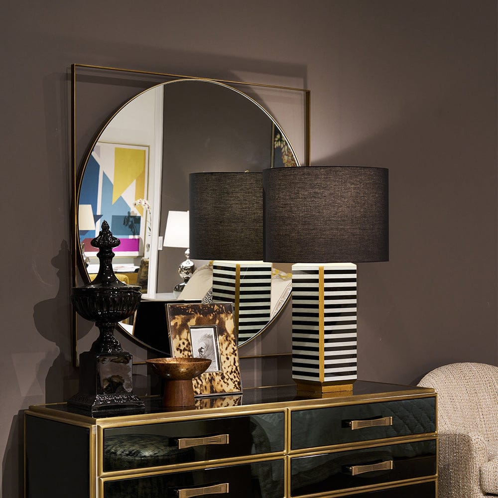 Lillian August - Carpenter Brass Mirror - LA23340-01 view 2