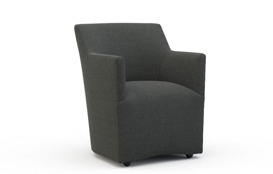 Lillian August - Carrie Chair in Cristo-Charcoal - U187-D2-Cristo-Charcoal view 1