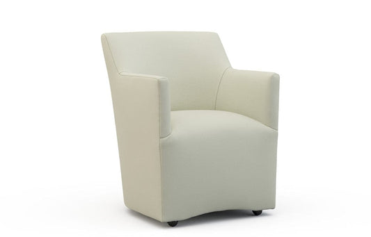 Lillian August - Carrie Chair in Heather-White - U187-D2-Heather-White view 1