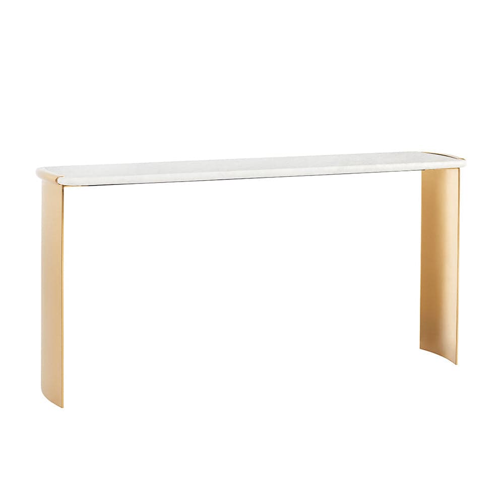 Lillian August - Chloe Marble Top Console Table - LW15314-01 view 1