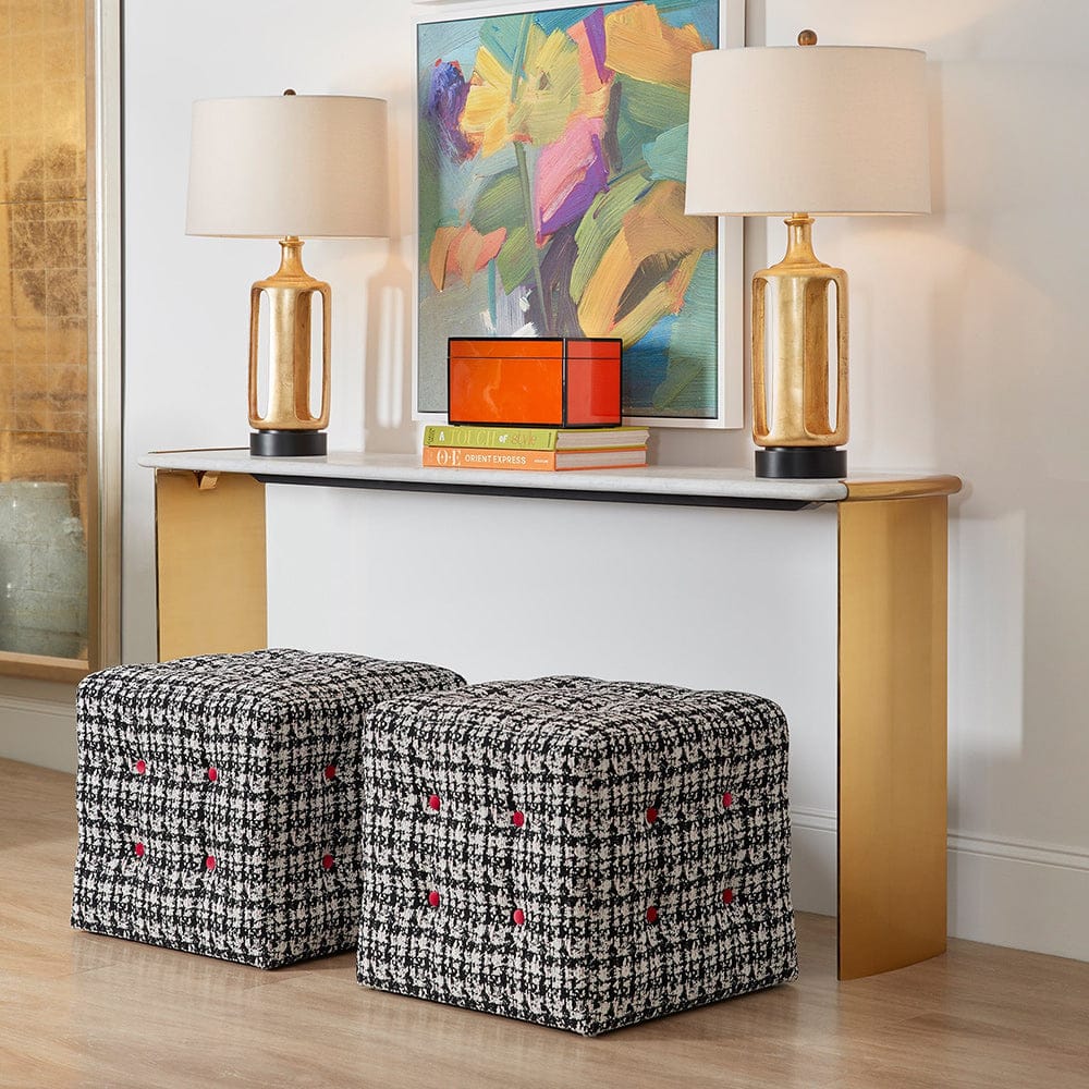 Lillian August - Chloe Marble Top Console Table - LW15314 view 2