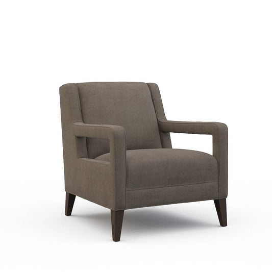 Lillian August - Clyde Chair in Limestone-Charcoal - LA4126C-Limestone-Charcoal view 1
