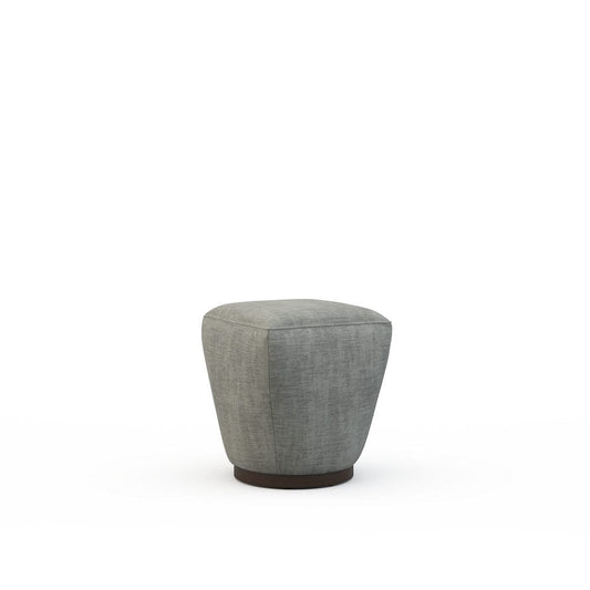 Lillian August - Colette Ottoman in Castine-Grey - U183-O1-Castine-Grey view 1