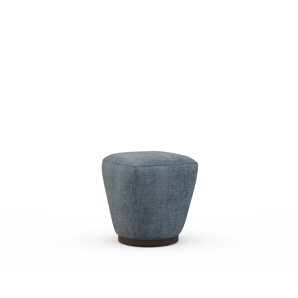 Lillian August - Colette Ottoman in Castine-Slate - U183-O1-Castine-Slate view 1
