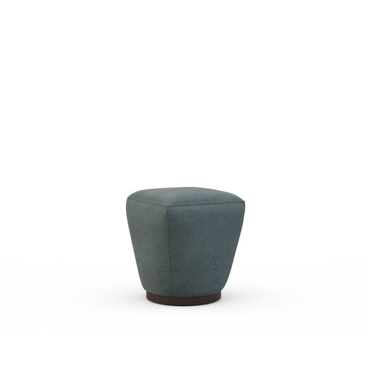 Lillian August - Colette Ottoman in Limestone-Blue - U183-O1-Limestone-Blue view 1