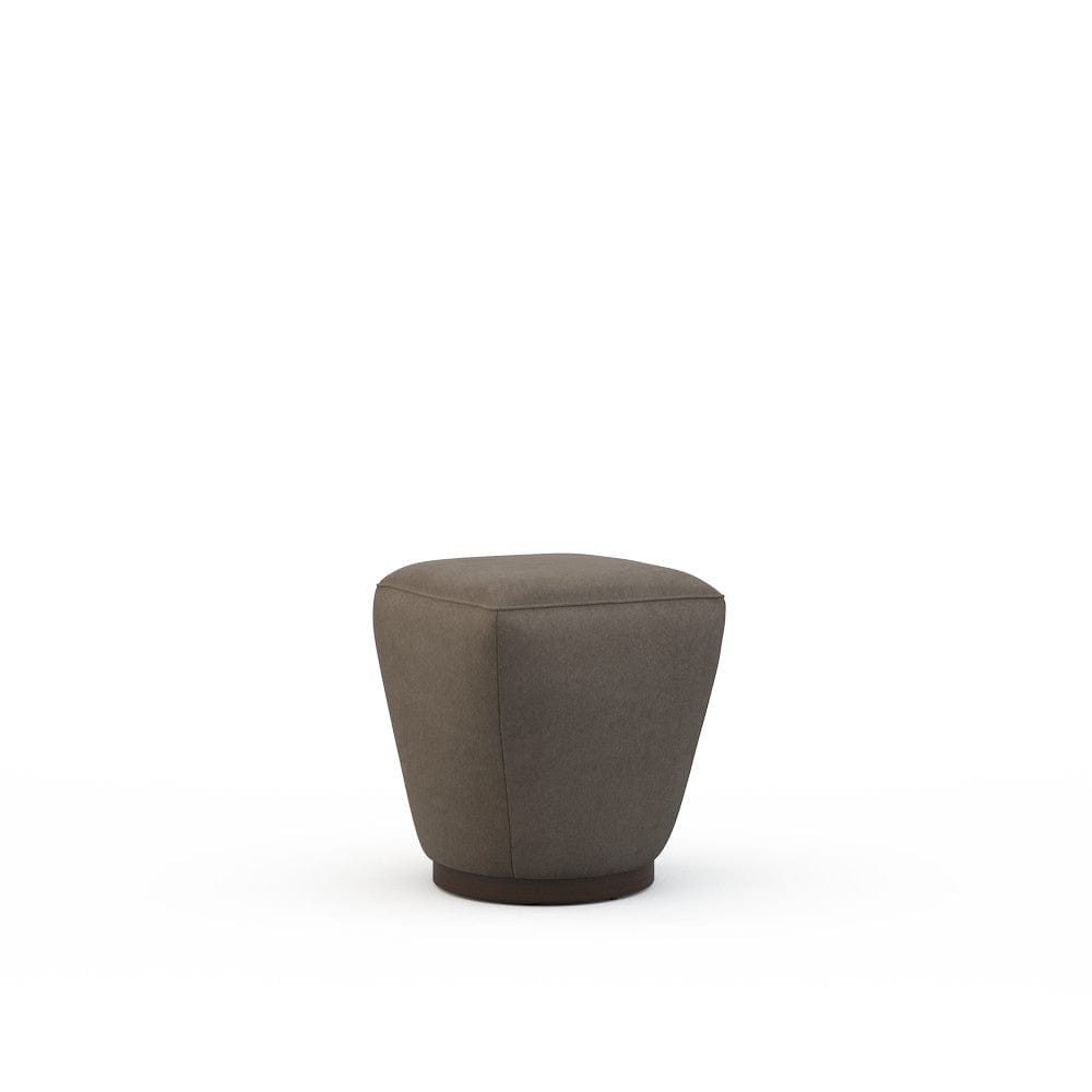 Lillian August - Colette Ottoman in Limestone-Charcoal - U183-O1-Limestone-Charcoal view 1