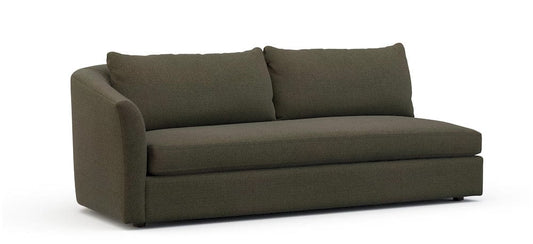 Lillian August - Crescent Left Arm Sofa in Cristo-Brown - U148-SL-Cristo-Brown view 1