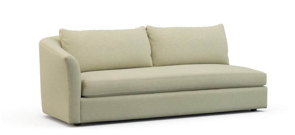 Lillian August - Crescent Left Arm Sofa in Crystal-Natural - U148-SL-Crystal-Natural view 1