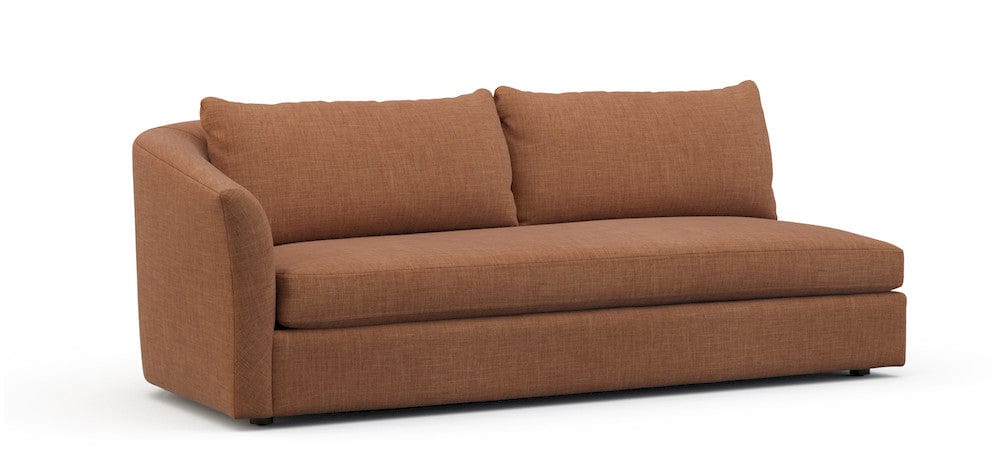 Lillian August - Crescent Left Arm Sofa in Crystal-Orange - U148-SL-Crystal-Orange view 1