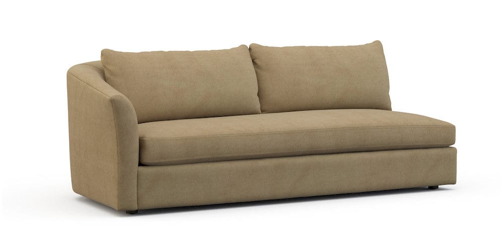 Lillian August - Crescent Left Arm Sofa in Limestone-Bronze - U148-SL-Limestone-Bronze view 1