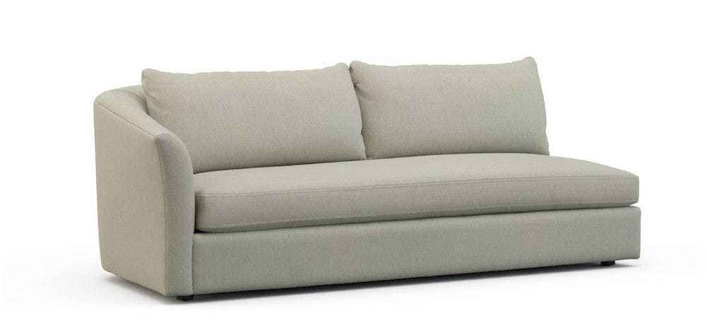 Lillian August - Crescent Left Arm Sofa in Nomad-Natural - U148-SL-Nomad-Natural view 1